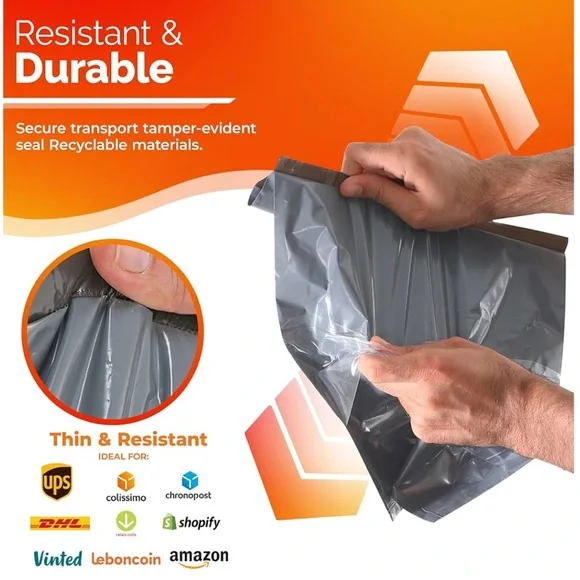 3 Sizes incl. 8x12, poly mailers 10x13 & 14x19 Poly Mailers (30 Pack) NEW - Picture 3 of 9